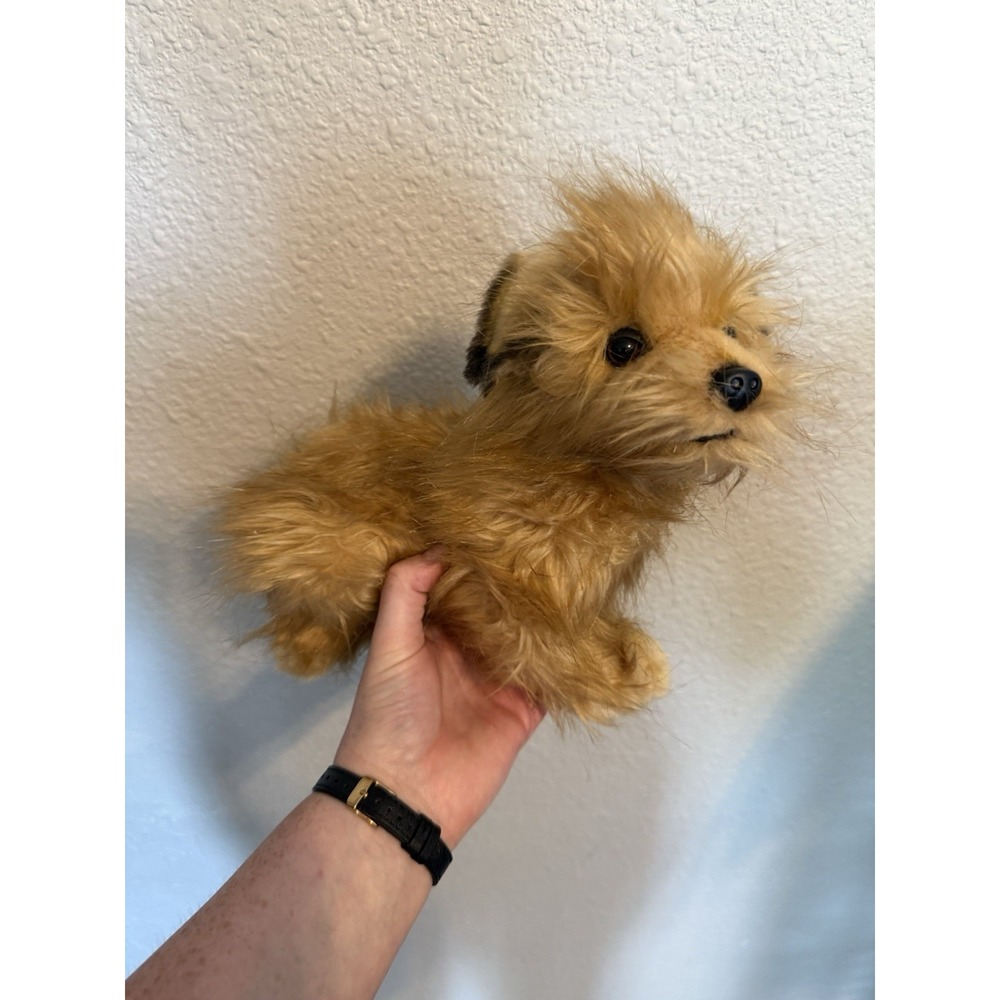 HANSA Norfolk Terrier Dog Plush Realistic Stuffed Animal 10" 1999
